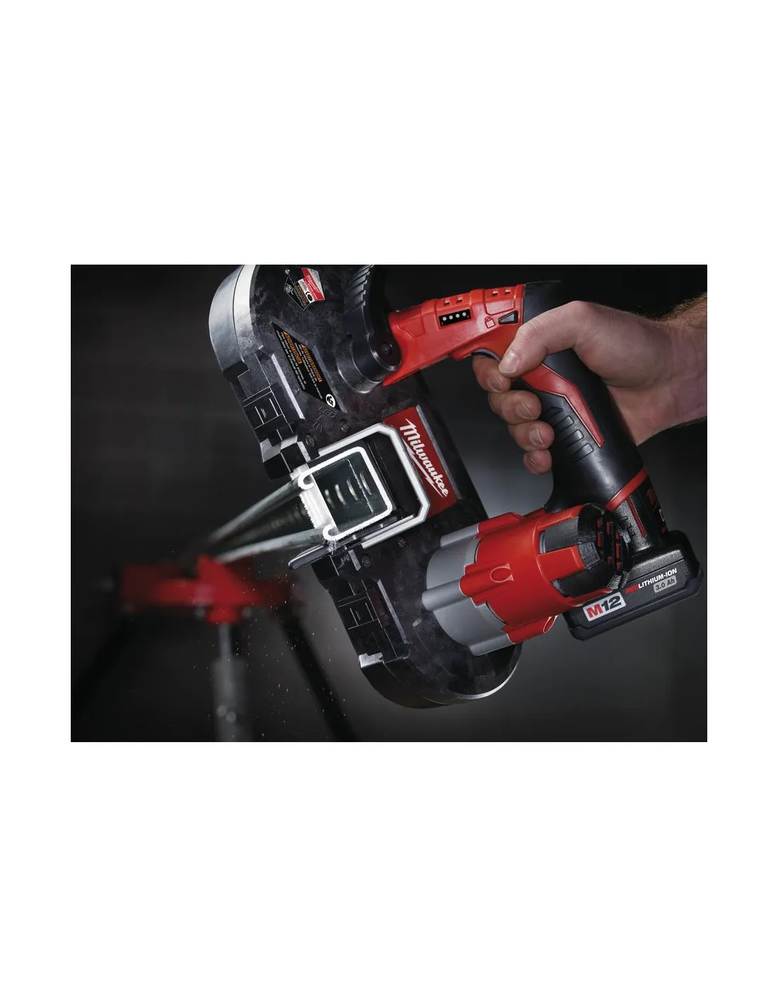 Mini Scie à ruban 12V 4Ah | M12 BS-402C - 4933441805 - Milwaukee